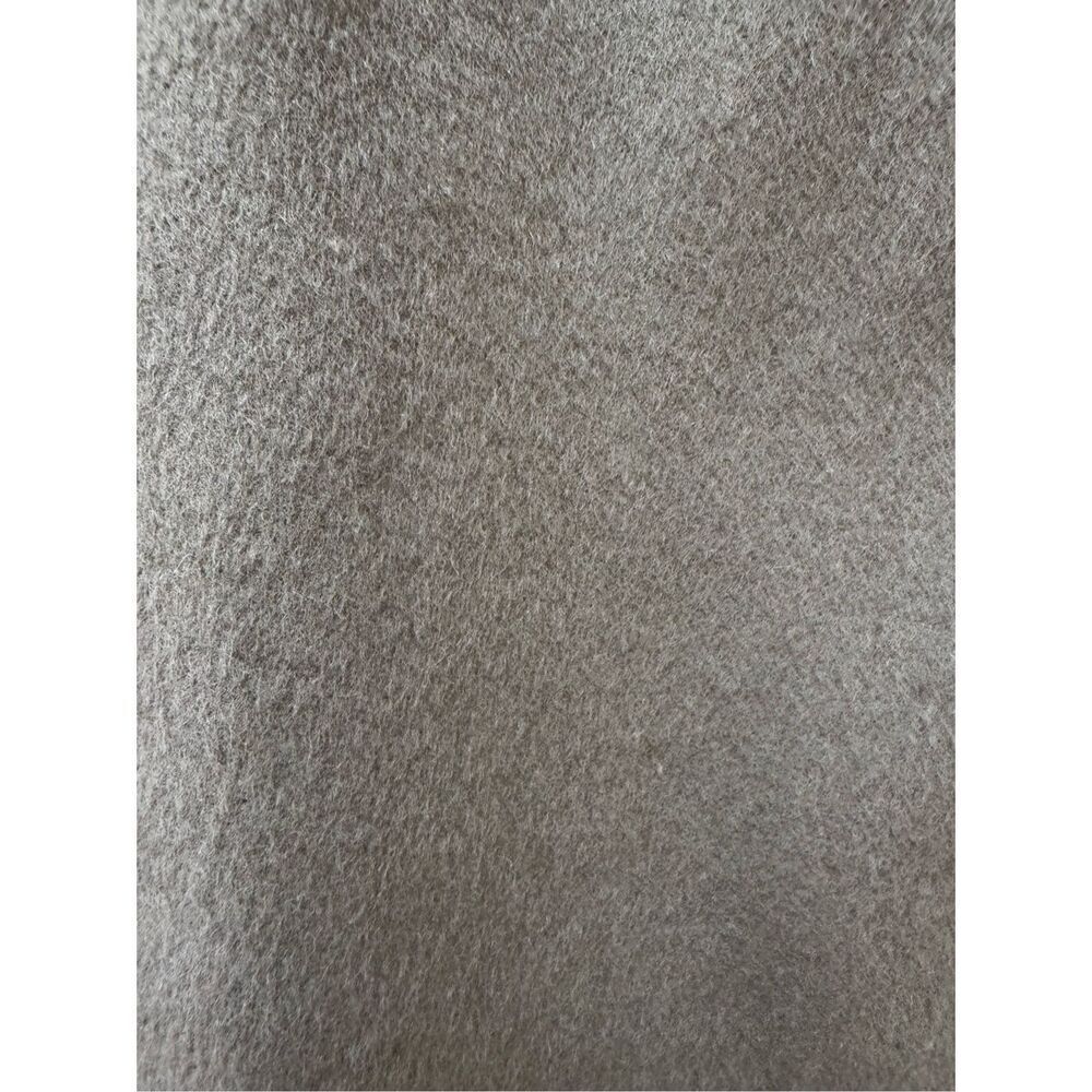 Cole Haan women’s 6 wool camel brown cape coat drape collar lapel - Picture 4 of 7